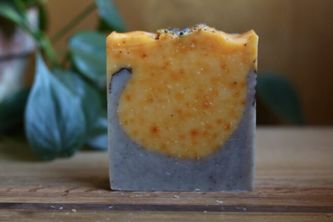 Orange + Lavender All Natural Soap Bar - Image 4