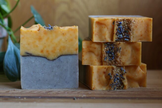 Orange + Lavender All Natural Soap Bar