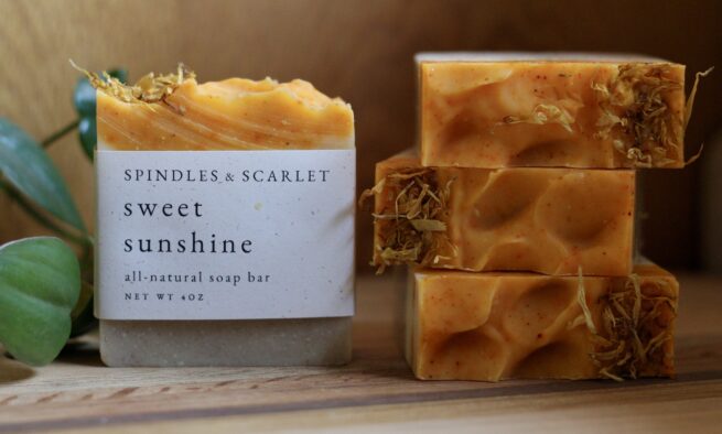 Sweet Sunshine All Natural Soap Bar - Image 2