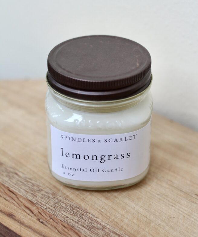 Lemongrass Essential Oil Candle - Image 4