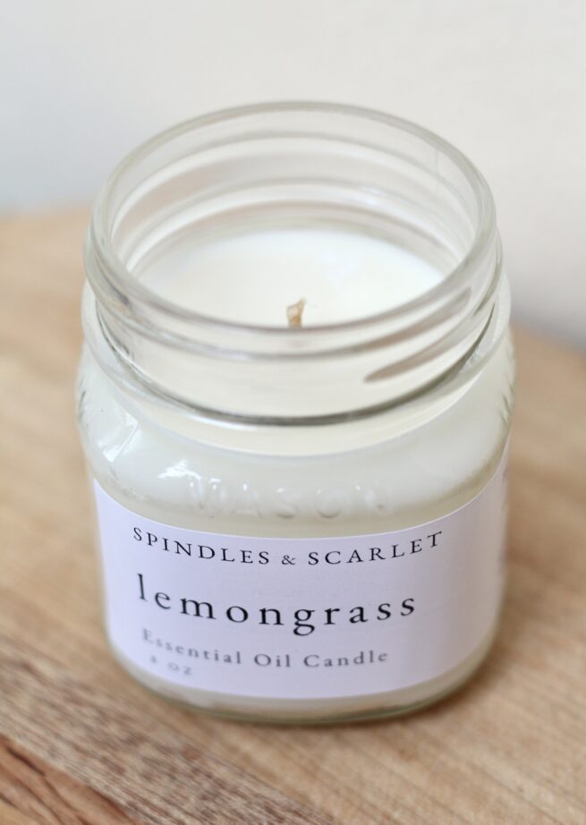 Lemongrass Essential Oil Candle - Image 5