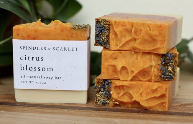 Citrus Blossom All-Natural Soap Bar - Image 3