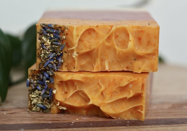 Citrus Blossom All-Natural Soap Bar - Image 2