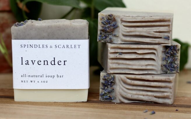 Lavender All-Natural Soap Bar - Image 3